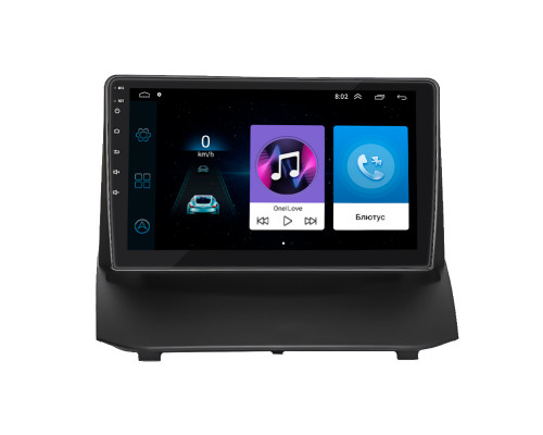 Штатная магнитола Lesko для Ford Fiesta Mk6 Рестайлинг 2012-2019 экран 9" 1/16Gb Wi-Fi GPS Base