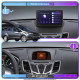 Штатная магнитола Lesko для Ford Fiesta Mk6 Рестайлинг 2012-2019 экран 9" 1/16Gb Wi-Fi GPS Base