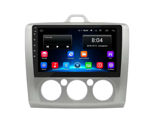 Штатная магнитола Lesko для Ford Focus II (North America) 2007-2010 экран 9" 2/32Gb Wi-Fi GPS Base