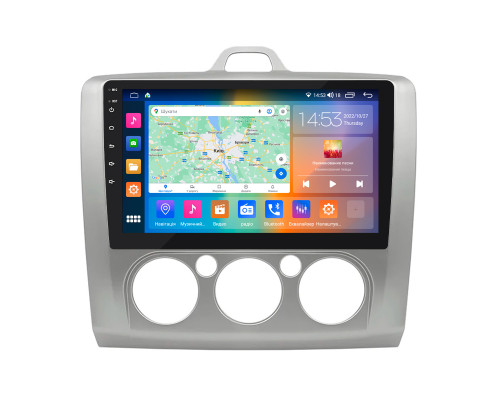 Штатная магнитола Lesko для Ford Focus II (North America) 2007-2010 экран 9" 2/32Gb CarPlay 4G Wi-Fi GPS Prime