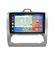 Штатная магнитола Lesko для Ford Focus II 2004-2008 экран 9" 4/64Gb CarPlay 4G Wi-Fi GPS Prime