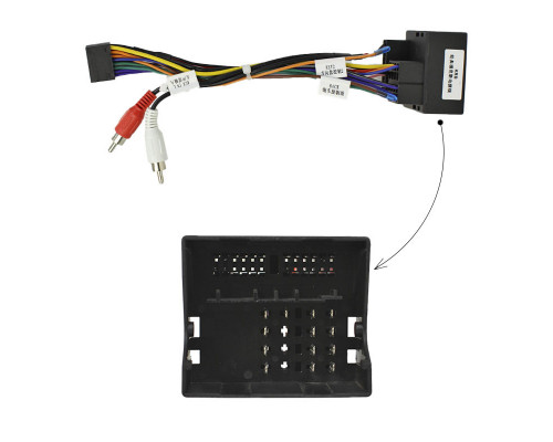 Штатная магнитола Lesko для Ford Focus II 2004-2008 экран 9" 2/32Gb 4G Wi-Fi GPS Top