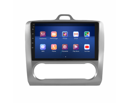 Штатная магнитола Lesko для Ford Focus II 2004-2008 экран 9" 4/64Gb 4G Wi-Fi GPS Top