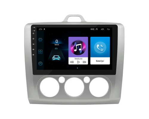 Штатная магнитола Lesko для Ford Focus II Рестайлинг 2007-2011 экран 9" 1/16Gb Wi-Fi GPS Base