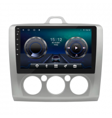 Штатная магнитола Lesko для Ford Focus II Рестайлинг 2007-2011 экран 9" 4/64Gb 4G Wi-Fi GPS Top