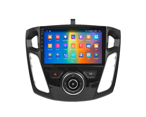 Штатная магнитола Lesko для Ford Focus III 2011-2015 экран 9" 2/32Gb CarPlay 4G Wi-Fi GPS Prime