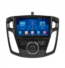 Штатная магнитола Lesko для Ford Focus III 2011-2015 экран 9" 6/128Gb 4G Wi-Fi GPS Top