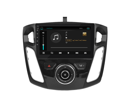 Штатная магнитола Lesko для Ford Focus III 2011-2015 экран 9" 6/128Gb 4G Wi-Fi GPS Top