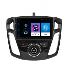 Штатная магнитола Lesko для Ford Focus III Рестайлинг 2014-2019 экран 9" 1/16Gb Wi-Fi GPS Base