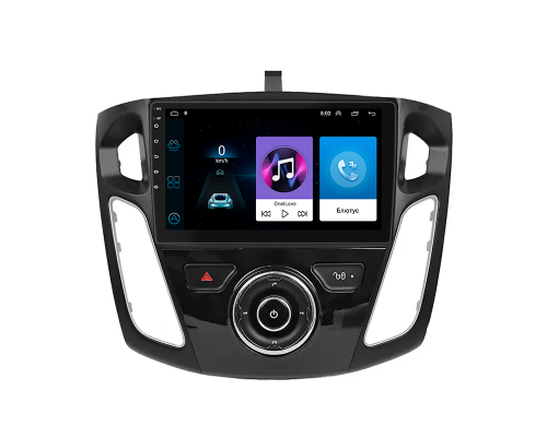 Штатная магнитола Lesko для Ford Focus III Рестайлинг 2014-2019 экран 9" 1/16Gb Wi-Fi GPS Base