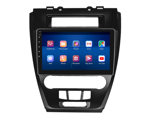 Штатная магнитола Lesko для Ford Fusion (North America) I 2005-2012 экран 10" 4/32Gb 4G Wi-Fi GPS Top