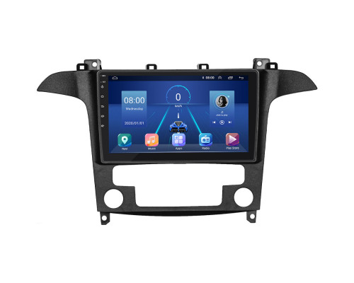 Штатная магнитола Lesko для Ford Galaxy II Рестайлинг 2010-2015 экран 9" 4/64Gb 4G Wi-Fi GPS Top