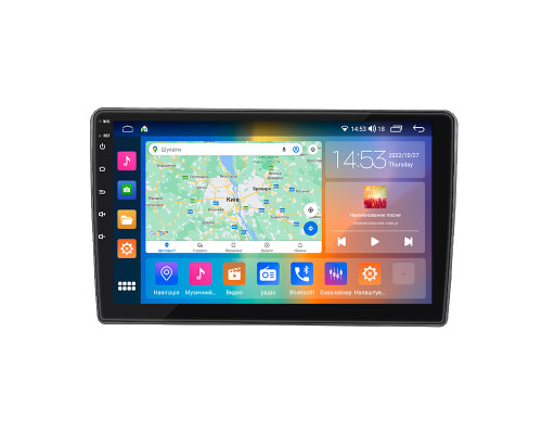 Штатная магнитола Lesko для Ford Kuga I 2008-2013 экран 9" 4/64Gb CarPlay 4G Wi-Fi GPS Prime