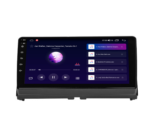 Штатная магнитола Lesko для Ford Kuga I 2008-2013 экран 9" 4/64Gb CarPlay 4G Wi-Fi GPS Prime