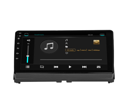 Штатная магнитола Lesko для Ford Kuga I 2008-2013 экран 9" 4/64Gb 4G Wi-Fi GPS Top