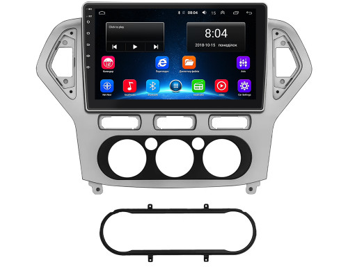 Штатная магнитола Lesko для Ford Mondeo IV 2006-2010 экран 10" 2/32Gb Wi-Fi GPS Base