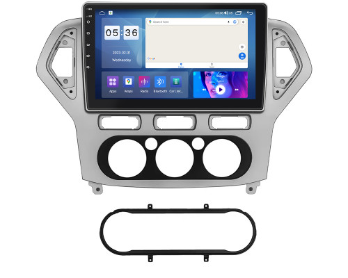 Штатная магнитола Lesko для Ford Mondeo IV 2006-2010 экран 10" 4/64Gb CarPlay 4G Wi-Fi GPS Prime
