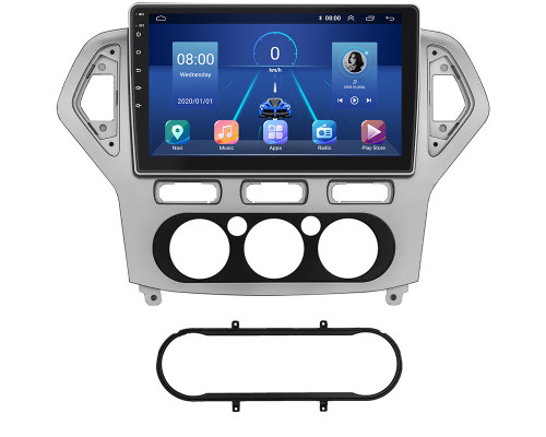 Штатная магнитола Lesko для Ford Mondeo IV 2006-2010 экран 10" 4/32Gb 4G Wi-Fi GPS Top