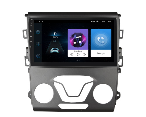 Штатная магнитола Lesko для Ford Mondeo V 2014-2019 экран 9" 1/16Gb Wi-Fi GPS Base