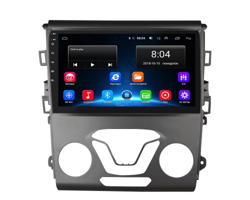 Штатная магнитола Lesko для Ford Mondeo V 2014-2019 экран 9" 2/32Gb Wi-Fi GPS Base