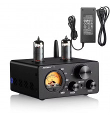Підсилювач звуку AIYIMA T9 Tube Amplifier + блок живлення 24V. Bluetooth 5.0, RCA, 100Wx2 (TPA3250)