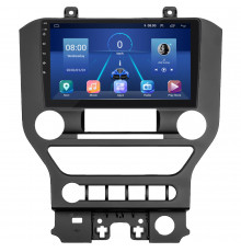 Штатная магнитола Lesko для Ford Mustang VI 2014-2017 экран 9" 4/64Gb 4G Wi-Fi GPS Top