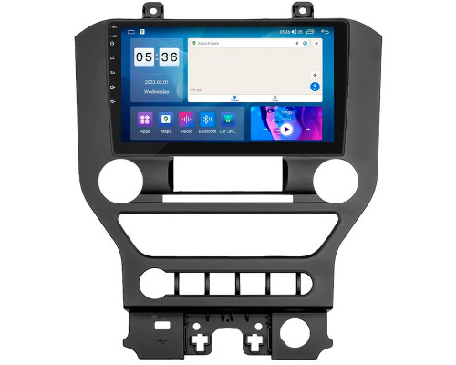 Штатная магнитола Lesko для Ford Mustang VI Рестайлинг 2017-н.в. экран 9" 2/32Gb CarPlay 4G Wi-Fi GPS Prime