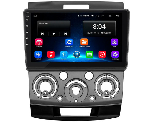 Штатная магнитола Lesko для Ford Ranger II Рестайлинг 2009-2011 экран 9" 2/32Gb Wi-Fi GPS Base