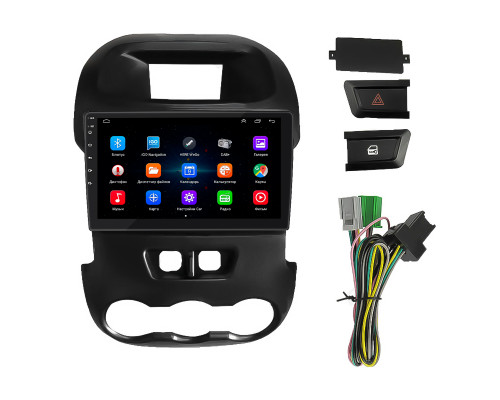 Штатная магнитола Lesko для Ford Ranger III 2011-2015 экран 9" 1/16Gb Wi-Fi GPS Base