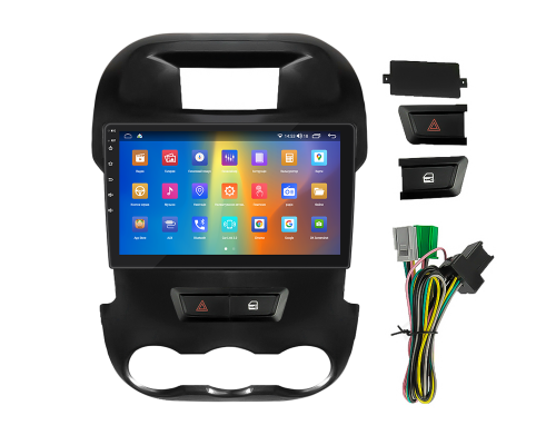 Штатная магнитола Lesko для Ford Ranger III 2011-2015 экран 9" 2/32Gb CarPlay 4G Wi-Fi GPS Prime