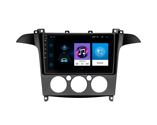Штатная магнитола Lesko для Ford S-MAX I 2006-2010 экран 9" 1/16Gb Wi-Fi GPS Base