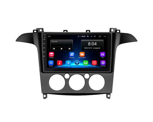 Штатная магнитола Lesko для Ford S-MAX I 2006-2010 экран 9" 2/32Gb Wi-Fi GPS Base