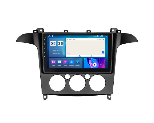 Штатная магнитола Lesko для Ford S-MAX I 2006-2010 экран 9" 2/32Gb CarPlay 4G Wi-Fi GPS Prime