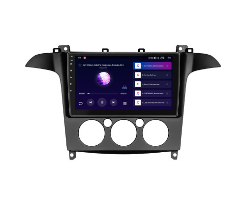 Штатная магнитола Lesko для Ford S-MAX I 2006-2010 экран 9" 2/32Gb CarPlay 4G Wi-Fi GPS Prime