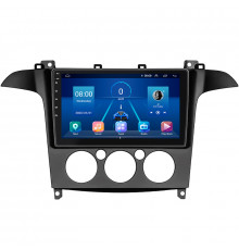 Штатная магнитола Lesko для Ford S-MAX I 2006-2010 экран 9" 4/64Gb 4G Wi-Fi GPS Top