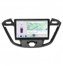 Штатная магнитола Lesko для Ford Tourneo Custom I 2012-2018 экран 9" 4/64 QLED CarPlay 4G Wi-Fi GPS 360 Prime