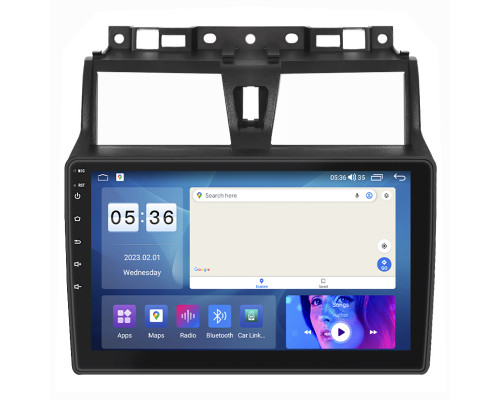 Штатная магнитола Lesko для Geely Emgrand EC7  2016-2018 экран 9" 2/32Gb CarPlay 4G Wi-Fi GPS Prime