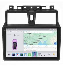 Штатная магнитола Lesko для Geely Emgrand EC7  2016-2018 экран 9" 4/64 QLED CarPlay 4G Wi-Fi GPS 360 Prime