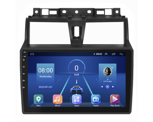 Штатная магнитола Lesko для Geely Emgrand EC7  2016-2018 экран 9" 6/128Gb 4G Wi-Fi GPS Top