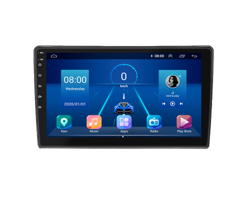 Штатная магнитола Lesko для GMC Sierra II (GMT900) 2006-2014 экран 10" 2/32Gb 4G Wi-Fi GPS Top