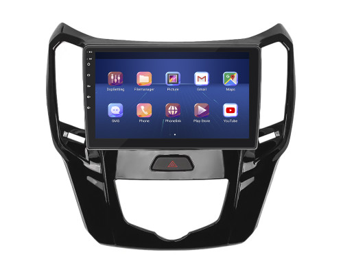 Штатная магнитола Lesko для Great Wall Hover M4  2012-2017 экран 9" 4/64Gb 4G Wi-Fi GPS Top