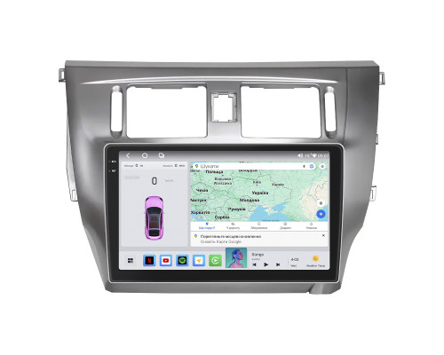 Штатная магнитола Lesko для Great Wall Voleex C30  2010-2014 экран 9" 4/64 QLED CarPlay 4G Wi-Fi GPS 360 Prime