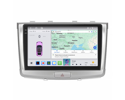 Штатная магнитола Lesko для Haval H6  2014-2020 экран 10" 4/64 QLED CarPlay 4G Wi-Fi GPS 360 Prime