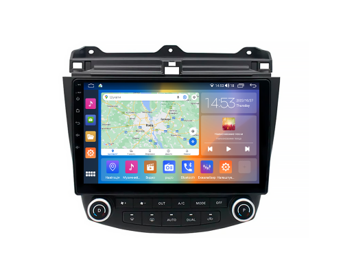 Штатная магнитола Lesko для Honda Accord VII 2002-2006 экран 10" 4/64Gb CarPlay 4G Wi-Fi GPS Prime