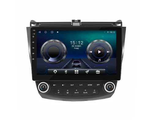 Штатная магнитола Lesko для Honda Accord VII Рестайлинг 2005-2008 экран 10" 4/64Gb 4G Wi-Fi GPS Top