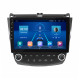 Штатная магнитола Lesko для Honda Accord VII Рестайлинг 2005-2008 экран 10" 6/128Gb 4G Wi-Fi GPS Top