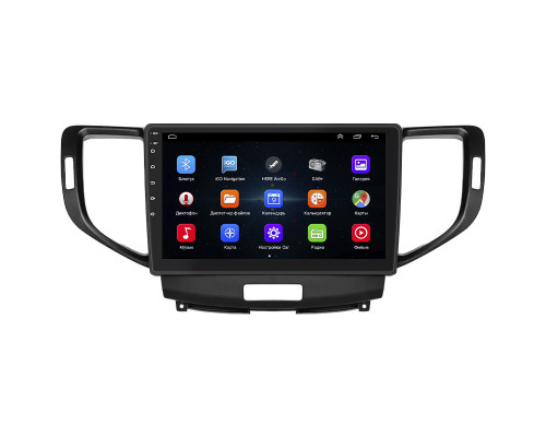 Штатная магнитола Lesko для Honda Accord VIII 2007-2011 экран 9" 1/16Gb Wi-Fi GPS Base