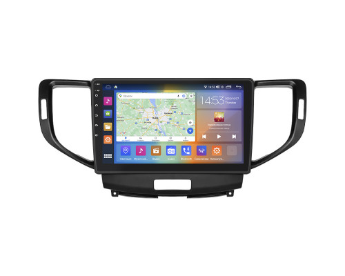 Штатная магнитола Lesko для Honda Accord VIII 2007-2011 экран 9" 2/32Gb CarPlay 4G Wi-Fi GPS Prime