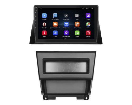 Штатная магнитола Lesko для Honda Accord VIII Рестайлинг 2011-2015 экран 10" 1/16Gb Wi-Fi GPS Base