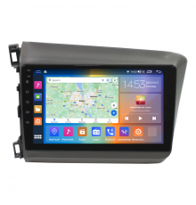 Штатная магнитола Lesko для Honda Civic IX 2011-2015 экран 9" 4/64Gb CarPlay 4G Wi-Fi GPS Prime